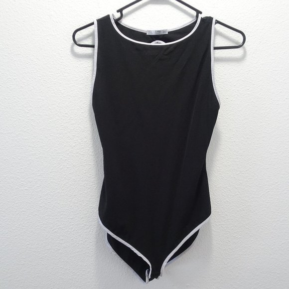 Zara Other - Zara Bodysuit One Piece Black Medium